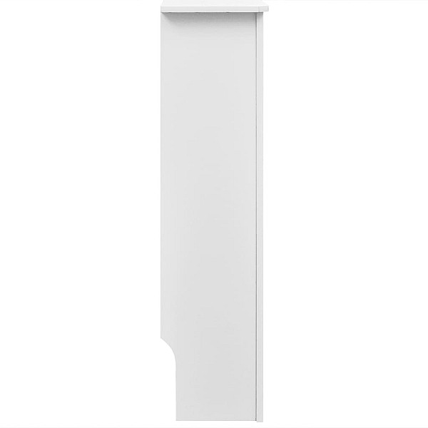 Balts radiatoru pārsegs, plaukts, 112 cm, MDF