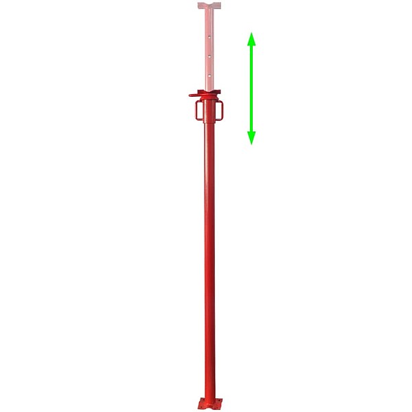 konstrukciju balsts, 280 cm, sarkans