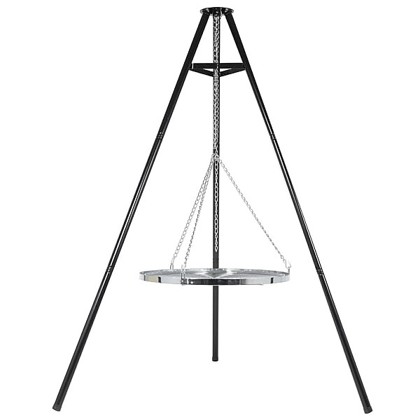 RedFire ugunskura trijkājis, BBQ TRIPOD, melns, 172 cm