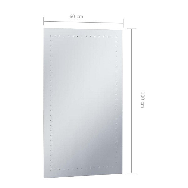 vannasistabas spogulis ar LED, 60x100 cm