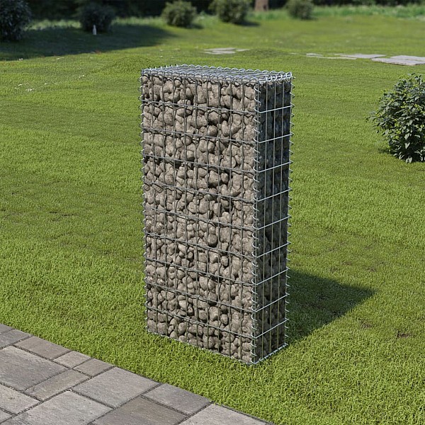 gabions ar vāku, cinkots tērauds, 50x20x100 cm