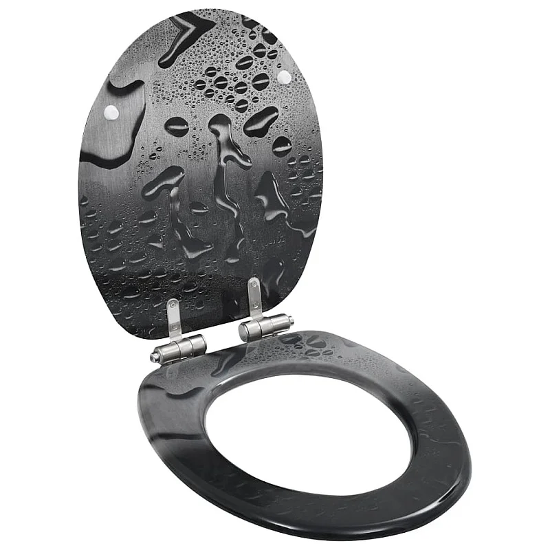 tualetes poda sēdekļi, lēni aizverami, 2 gab., ūdens lāses tualetes poda sēdekļi, lēni aizverami, 2 gab., ūdens lāses