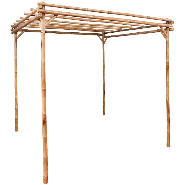 pergola, 170x170x220 cm, bambuss