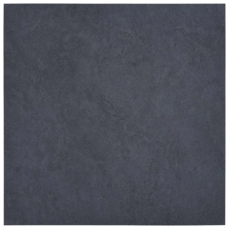 grīdas flīzes, pašlīmējošas, 5,11 m², PVC, melna marmora krāsa