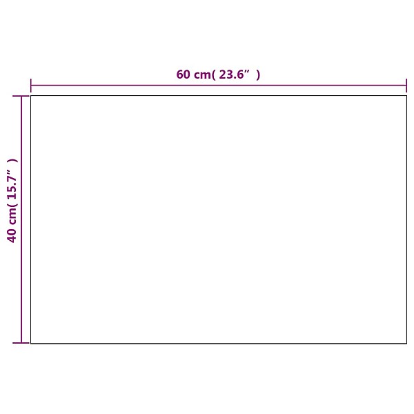 sienas spoguļi, 2 gab., 60x40 cm, taisnstūra forma, stikls