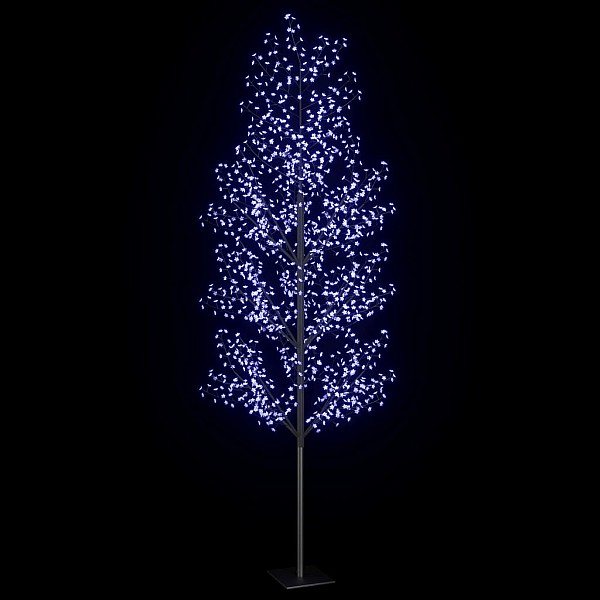 Ziemassvētku koks, 1200 LED, zila gaisma, ķirsis, 400 cm