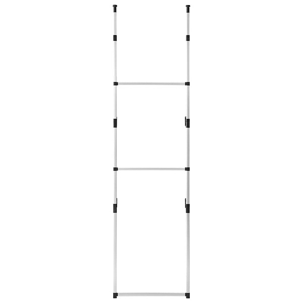 teleskopiska drēbju pakaramo sistēma, alumīnijs