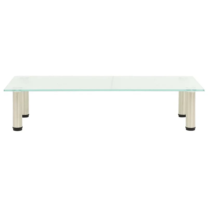 Televizoriaus staliukas, matinis, 80x35x17cm, grūdintas stiklas