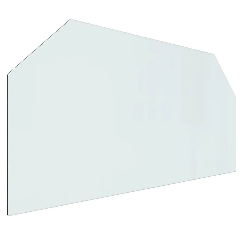 Židinio stiklo plokštė, 120x60 cm, šešiakampė