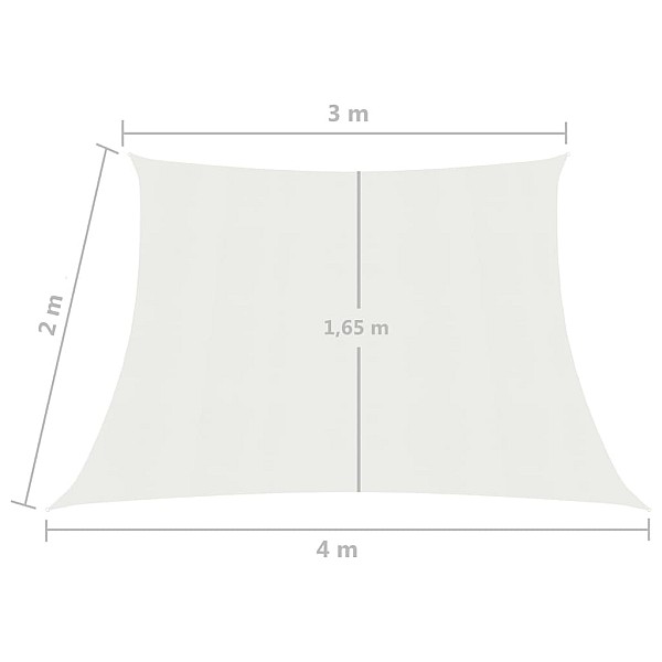 saulessargs, 160 g/m², balts, 3/4x2 m, HDPE