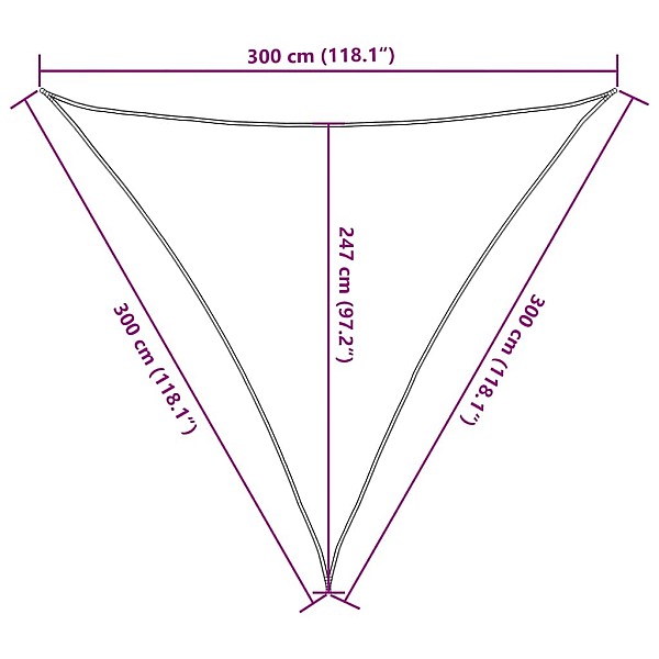 saulessargs, 160 g/m², sarkanbrūns, 3x3x3 m, HDPE