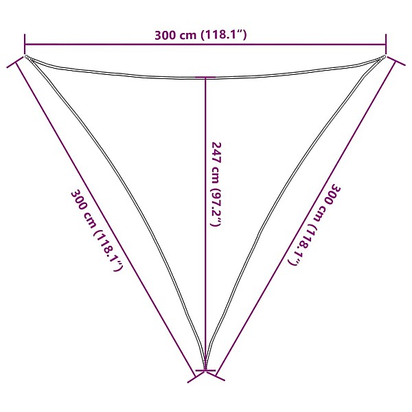 saulessargs, 160 g/m², pelēkbrūns, 3x3x3 m, HDPE