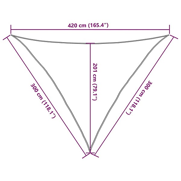 saulessargs, 160 g/m², pelēkbrūns, 3x3x4,2 m, HDPE