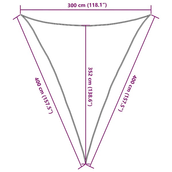 saulessargs, 160 g/m², pelēkbrūns, 3x4x4 m, HDPE