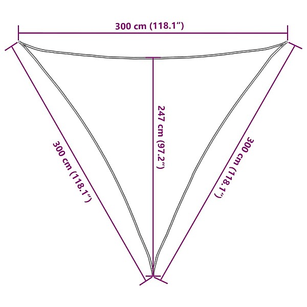 saulessargs, 160 g/m², tumši zaļš, 3x3x3 m, HDPE