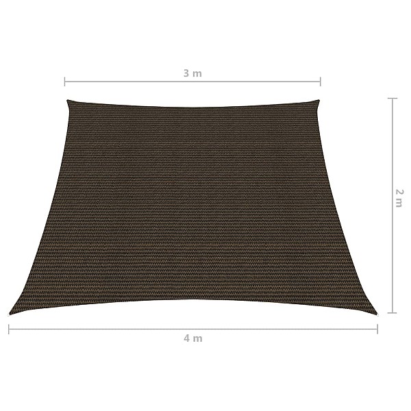 saulessargs, 160 g/m², brūns, 3/4x2 m, HDPE