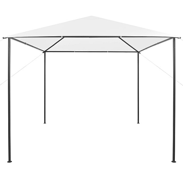 dārza nojume, 3x3x2,9 m, balta, 180 g/m²