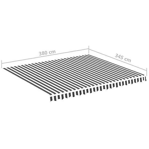 nojumes maiņas jumts, pelēks ar baltu, 4x3,5 m