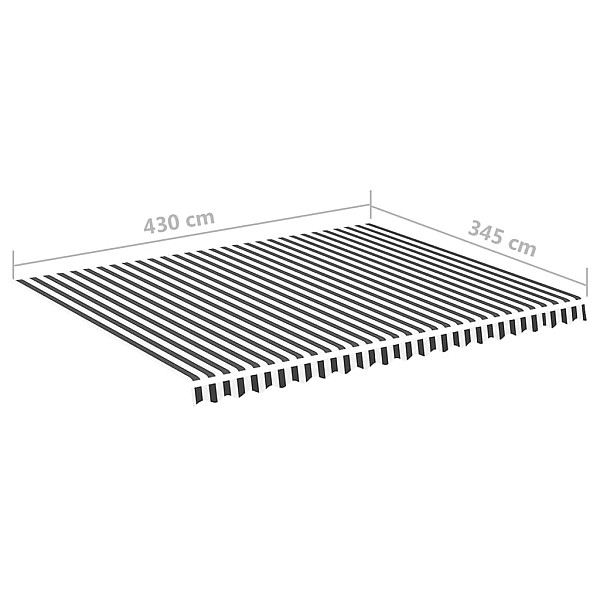 nojumes maiņas jumts, pelēks ar baltu, 4,5x3,5 m