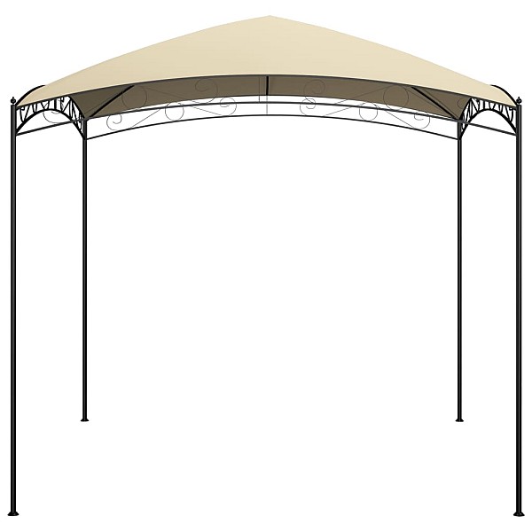 dārza nojume, 3x3x2,65 m, krēmkrāsas, 180 g/m²