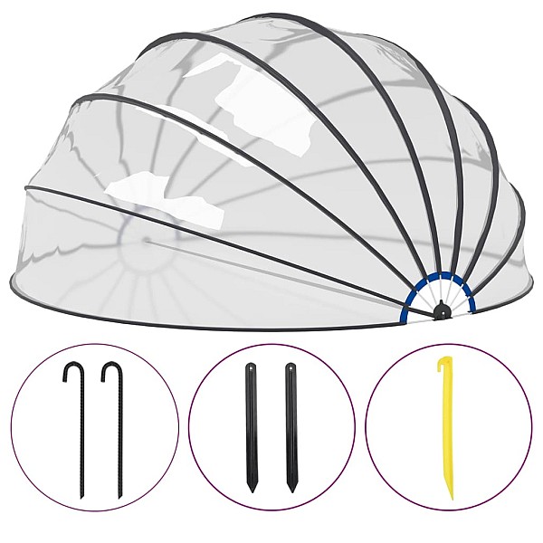 baseina kupols, 559x275 cm