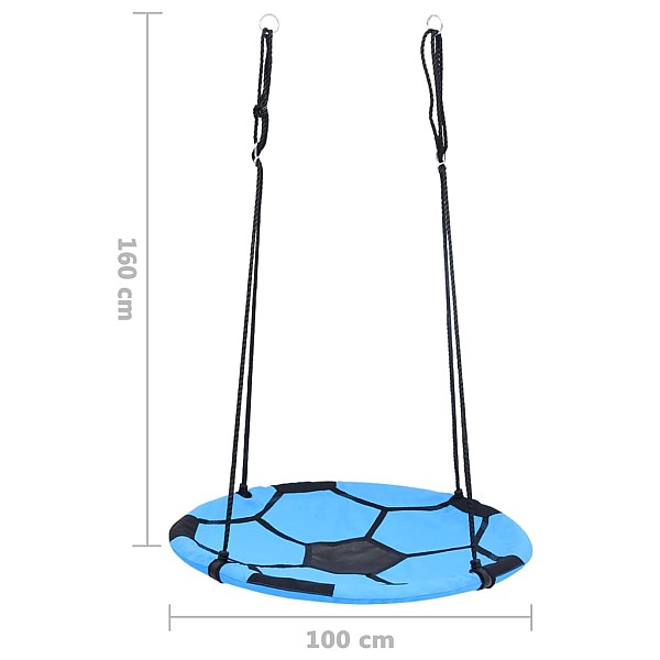 šūpoles, futbola bumbas stils, 100 cm