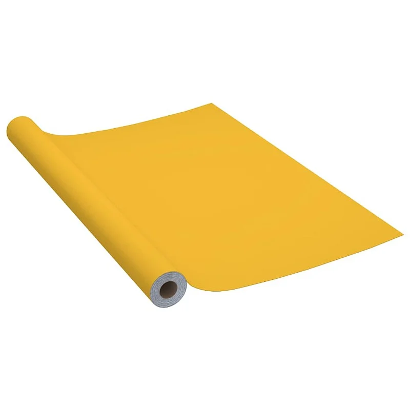 Lipni plėvelė baldams, auksinės spalvos, 500x90cm, PVC, blizgi Lipni plėvelė baldams, auksinės spalvos, 500x90cm, PVC, blizgi