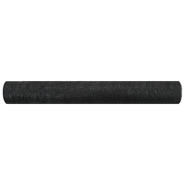 norobežojošais tīkls, melns, 1x10 m, HDPE, 75 g/m²