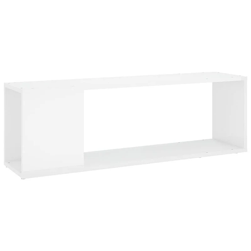 Televizoriaus spintelė, balta, 100x24x32cm, apdirbta mediena