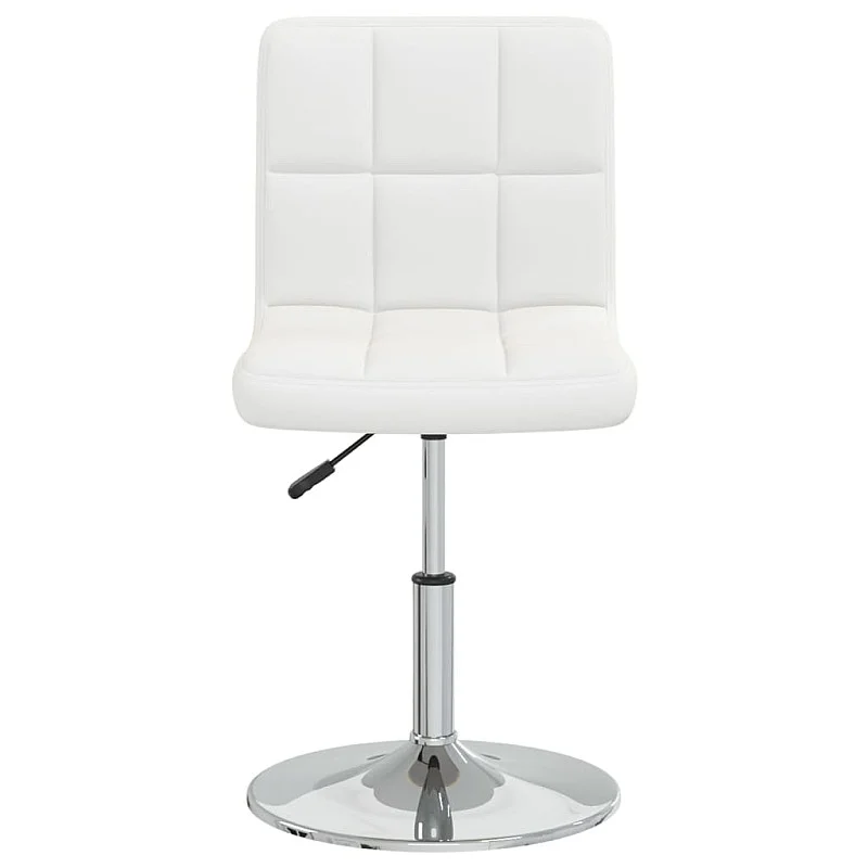 virtuves krēsls, balta mākslīgā āda virtuves krēsls, balta mākslīgā āda