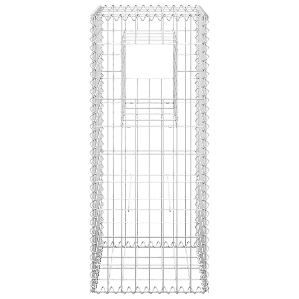 vertikāls gabions, 40x40x100 cm, dzelzs