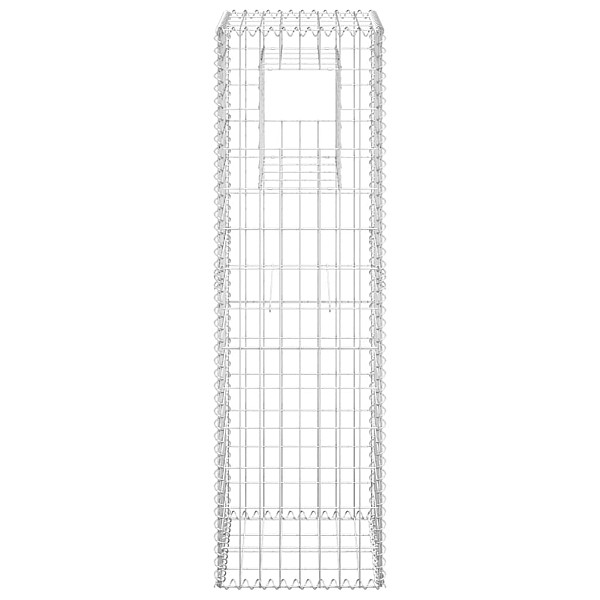 vertikāls gabions, 40x40x140 cm, dzelzs