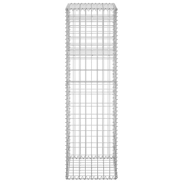 vertikāls gabions, 40x40x140 cm, dzelzs