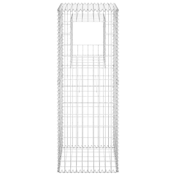 vertikāls gabions, 50x50x140 cm, dzelzs