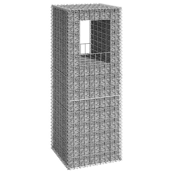 vertikāls gabions, 50x50x140 cm, dzelzs