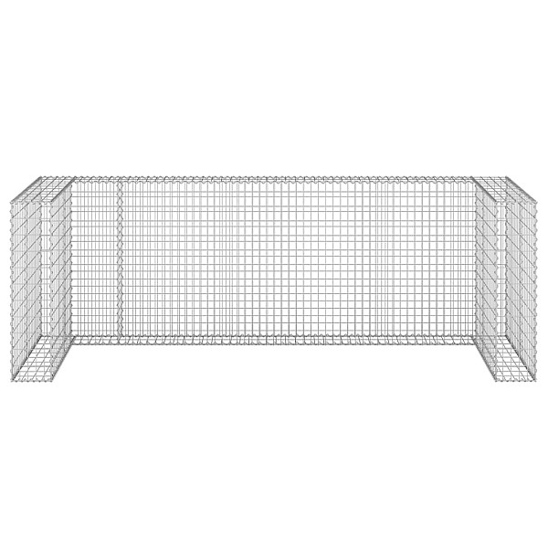 gabions atkritumu tvertnēm, cinkots tērauds, 325x100x110 cm