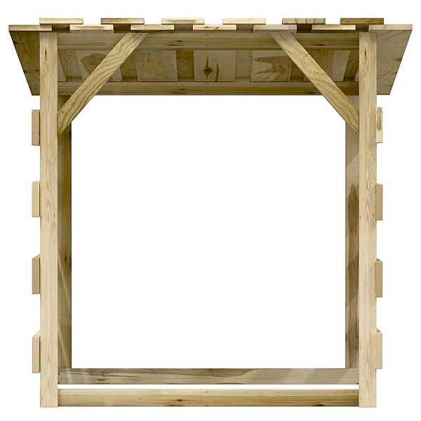 pergola ar jumtu, 2 gab., 100x90x100 cm,  impregnēta priede