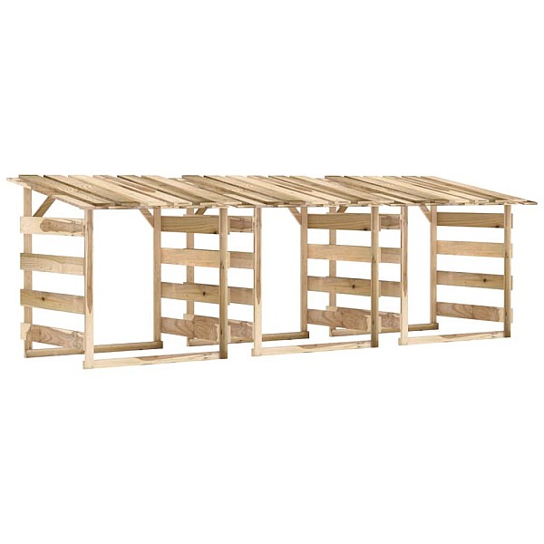 pergola ar jumtu, 3 gab., 100x90x100 cm, impregnēta priede