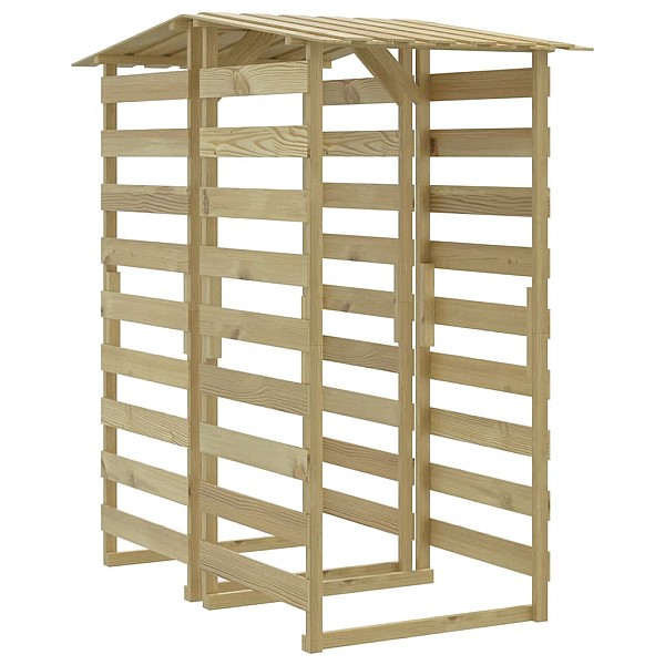 pergola ar jumtu, 2 gab., 100x90x200 cm, impregnēta priede