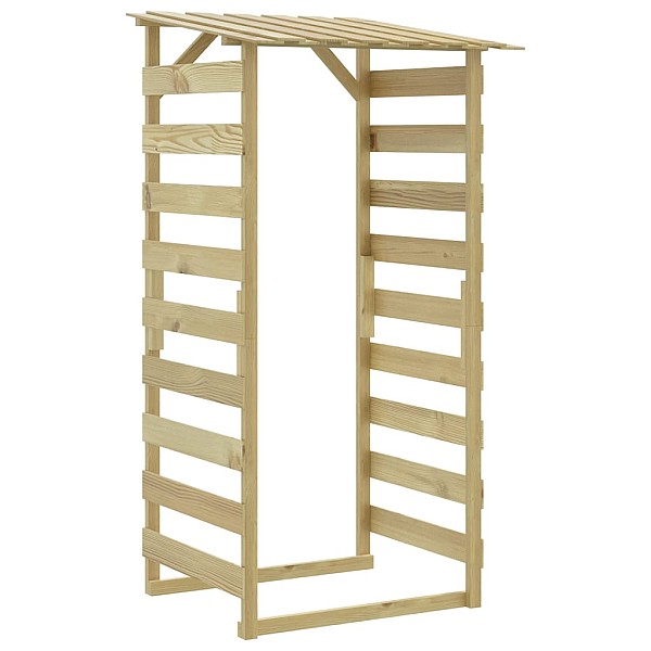 pergola ar jumtu, 2 gab., 100x90x200 cm, impregnēta priede