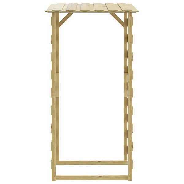 pergola ar jumtu, 3 gab., 100x90x200 cm, impregnēta priede