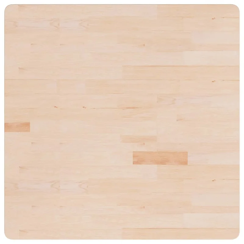 Stalviršis, 90x90x4cm, neapdorotas ąžuolo medienos masyvas