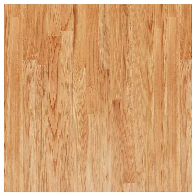 Stalviršis, šviesiai rudas, 60x60x2,5cm, ąžuolo masyvas