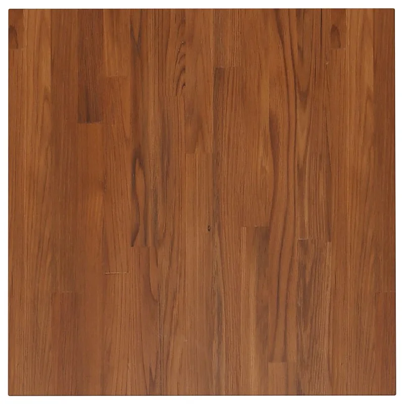 Stalviršis, tamsiai rudas, 60x60x2,5cm, ąžuolo masyvas