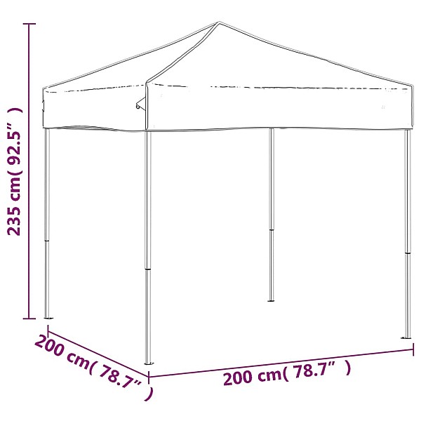 saliekama nojume, zila, 2x2 m