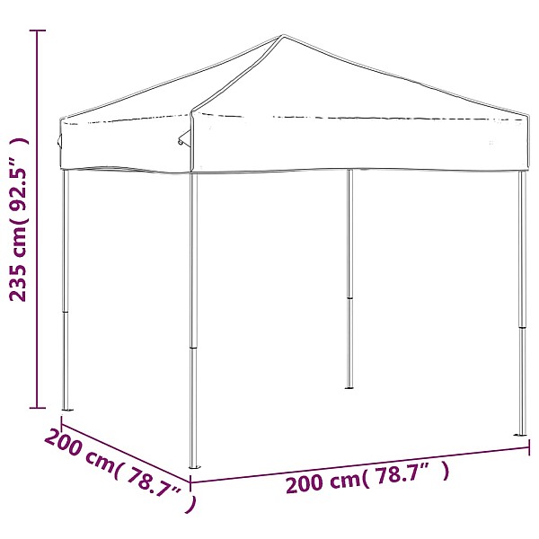 svinību nojume, saliekama, krēmkrāsas, 2x2 m