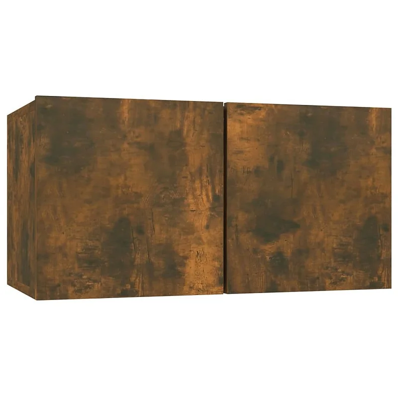 Pakabinama TV spintelė, dūminio ąžuolo, 60x30x30cm, mediena