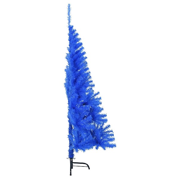 mākslīgā Ziemassvētku egle ar statīvu, pusapaļa, 150 cm, PVC