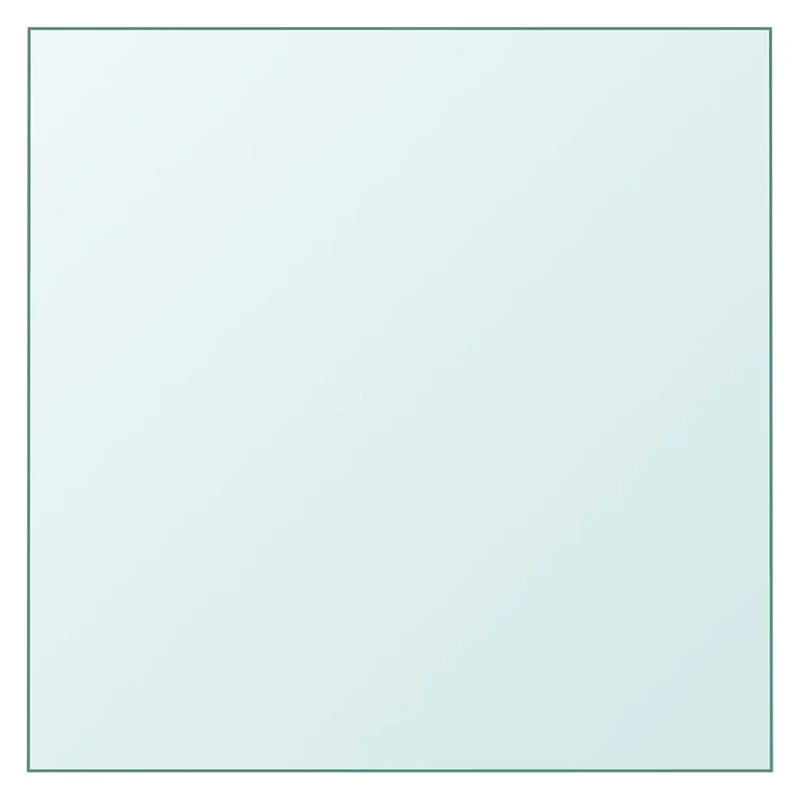 Stalviršis, skaidrus, 60x60cm, grūdintas stiklas