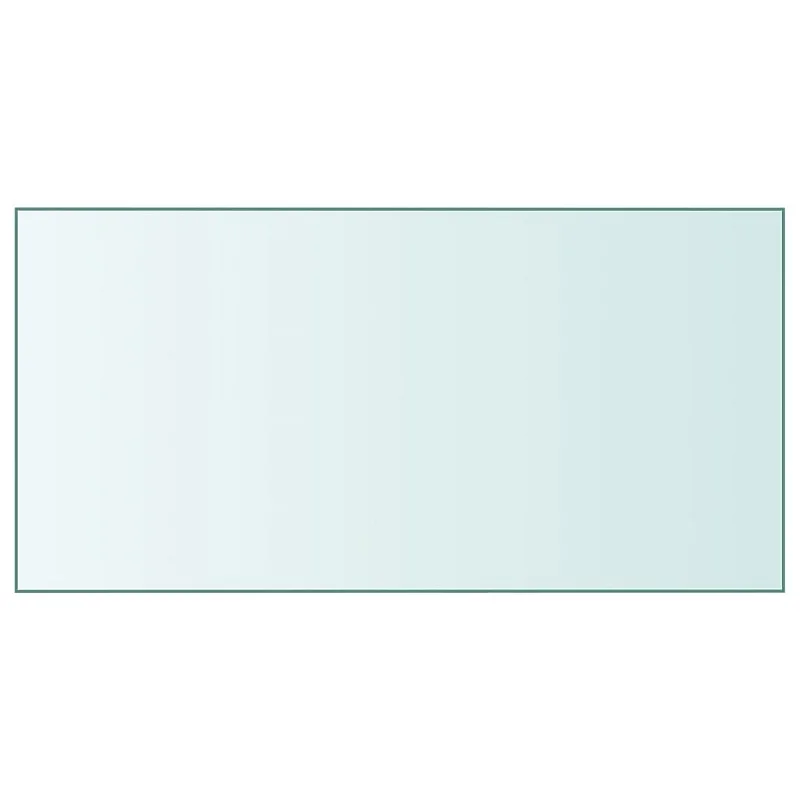 Stalviršis, skaidrus, 50x100cm, grūdintas stiklas